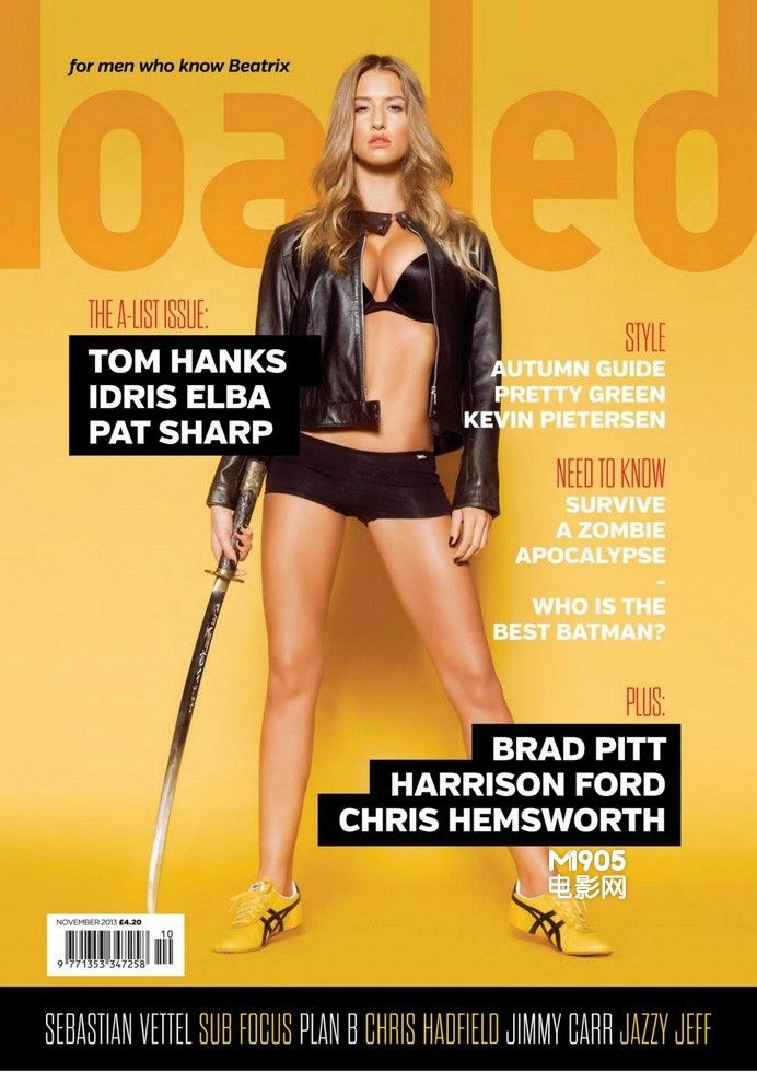 Danica Thrall,sexy model inglesa,posa desnuda para Loaded 1