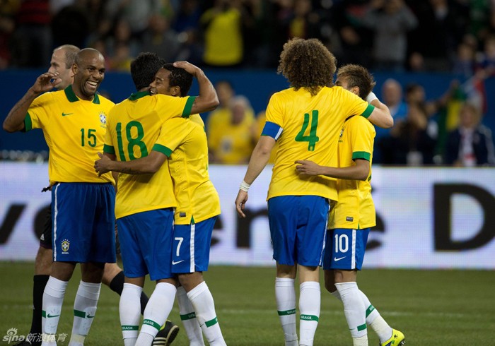 Brasil vence 2-1 a Chile en amistoso 7