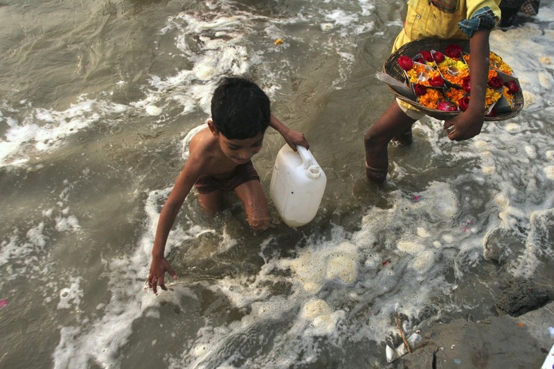 Ganges de la India, río más contaminado del mundo