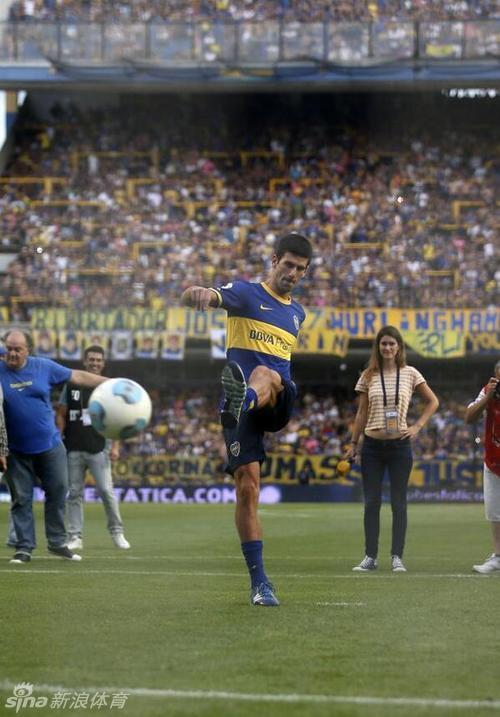 Nadal y Djokovic lanzaron penaltis en el estadio 'La Bombonera' de Boca Juniors 7