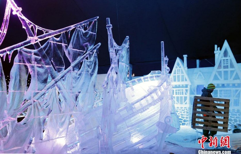 Festival de esculturas de hielo en Bélgica3