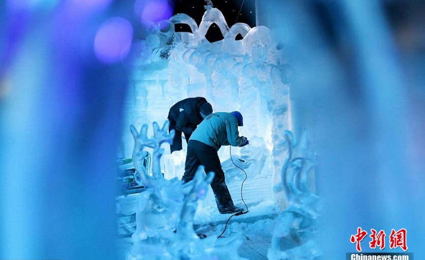 Festival de esculturas de hielo en Bélgica5
