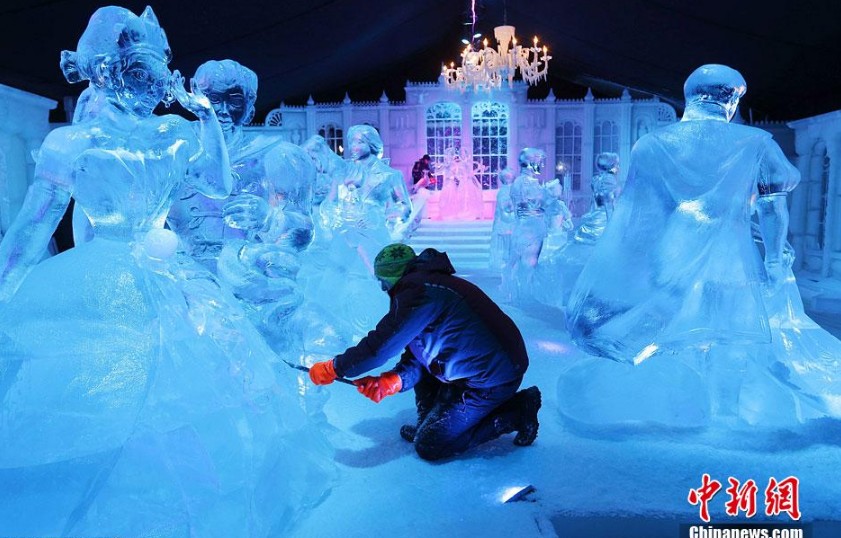 Festival de esculturas de hielo en Bélgica6