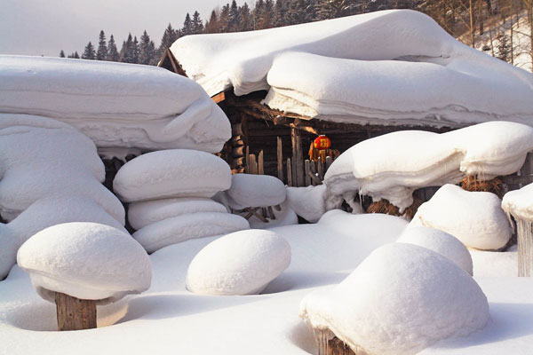  La China más bella en el invierno: La aldea de la nieve 1