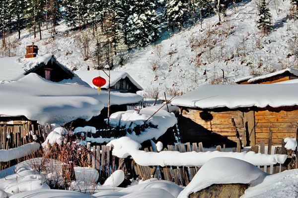  La China más bella en el invierno: La aldea de la nieve 2
