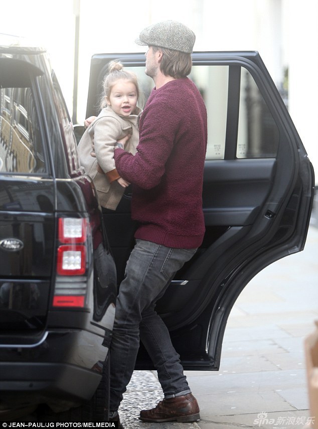 David Beckham muestra gran amor a su hija1