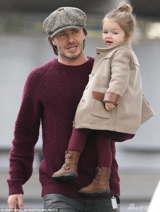 David Beckham muestra gran amor a su hija2