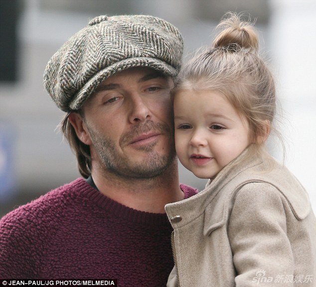 David Beckham muestra gran amor a su hija3