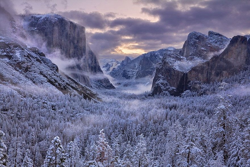 Imágenes fantásticas de invierno como paraíso en todo el mundo