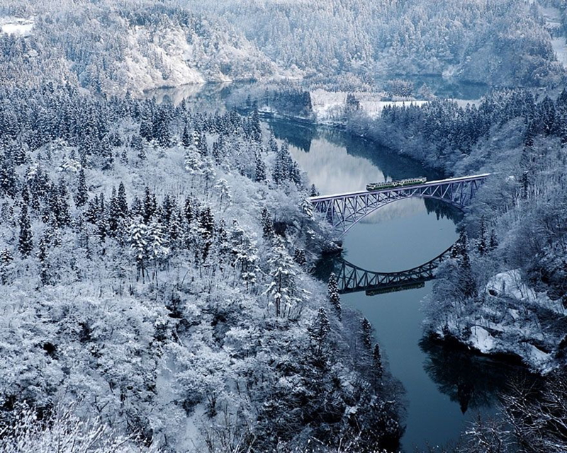 Imágenes fantásticas de invierno como paraíso en todo el mundo