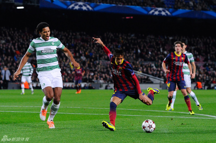 El Barça goleó 6-1 al Celtic en el Camp Nou 7