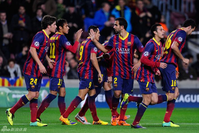 El Barça goleó 6-1 al Celtic en el Camp Nou 11