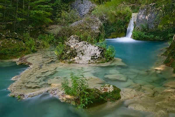 Río turquesa