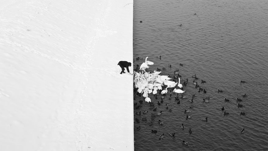 Los paisajes fantásticos en el invierno