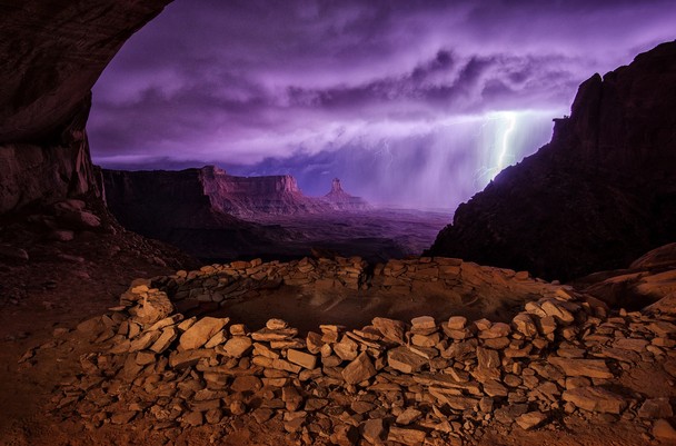 Fotografías ganadoras de ‘National Geographic’ 2013: Thunderstorm at False Kiva
