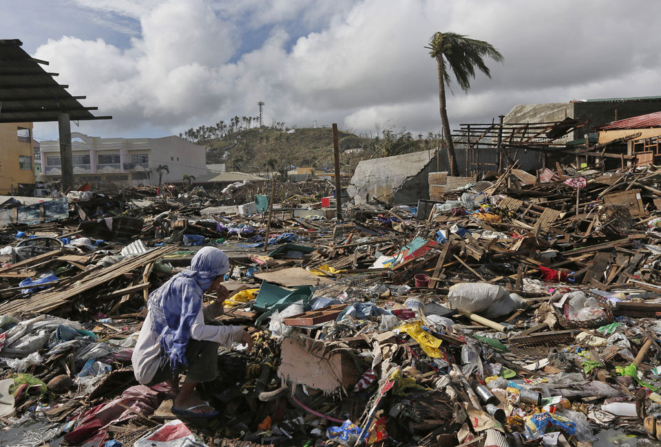 El tifón Haiyán asola Filipinas