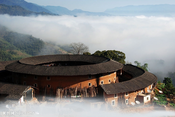 Enciclopedia de la cultura china: Fújiàn Tǔlóu 福建土楼4