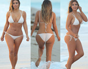 Kim Kardashian Luce Sus Curvas Letales En Bikini Blanco Spanish China