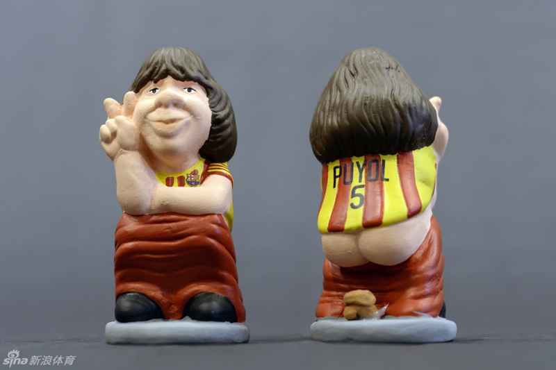 Estrellas futbolistas del Barcelona y Real Madrid no pueden evitar de ser Caganers13