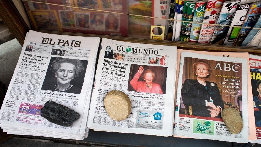 9 de abril: medios españoles reportan la muerte de la 'Dama de Hierro'. La ex primer ministra británica Margaret Thatcher falleció el 8 de abril. 