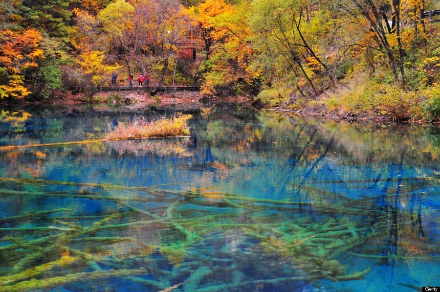 Lago Wuhua, Jiuzhaigou, China