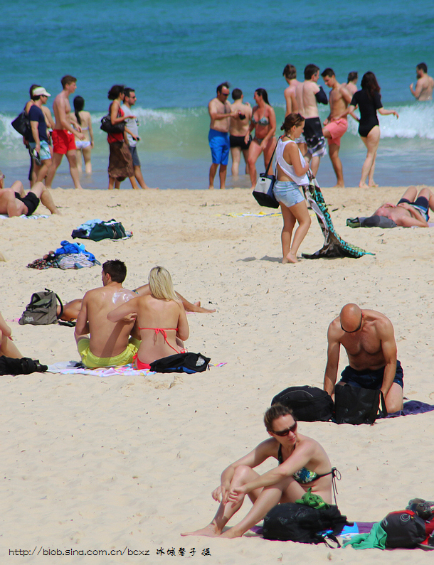 Bondi En Sydney La Playa De Sol Y Bellezas Spanish China Org Cn