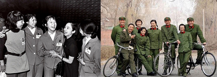 La evolución de la forma de vestirse de las chinas en las últimas décadas2