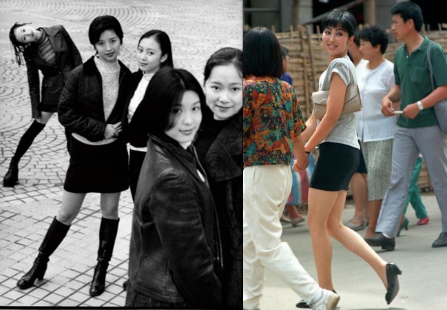 La evolución de la forma de vestirse de las chinas en las últimas décadas4