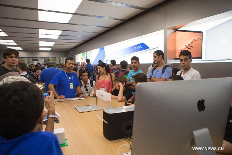 Apple abre su primera tienda en Brasil, iphone, ipad, 