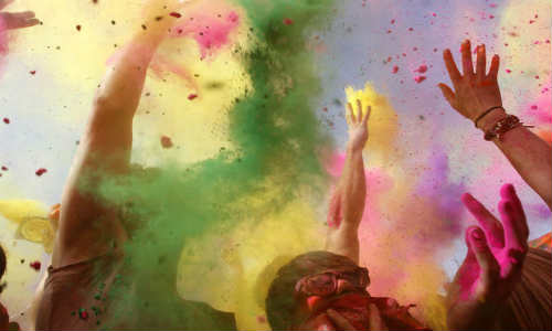 Holi, el festival más colorido del mundo