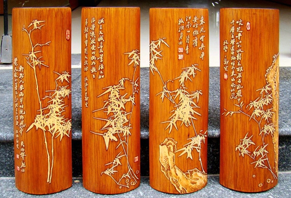 Enciclopedia de la cultura china: tallas de Bambú 竹雕3