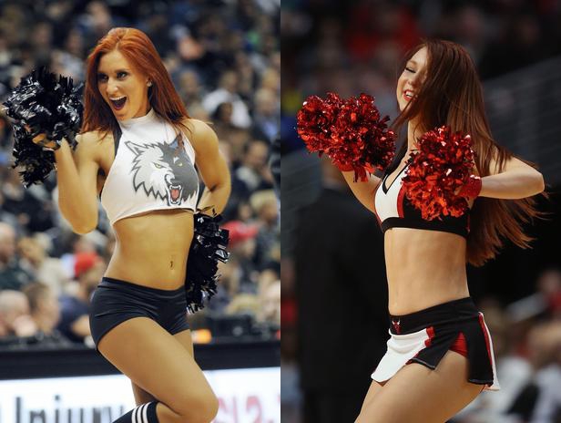 Hermosas animadoras le ponen el lado hot a la NBA8