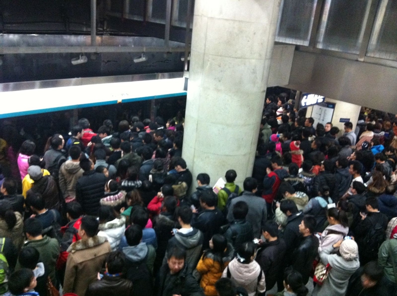 Las 10 estaciones de metro más atestadas de Beijing