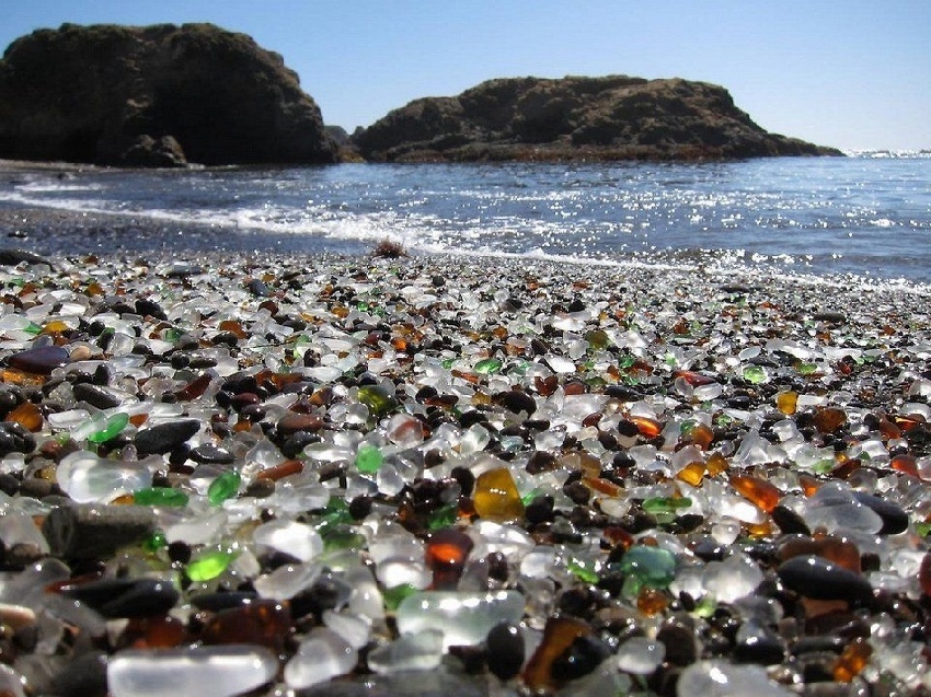 La playa cristal, California