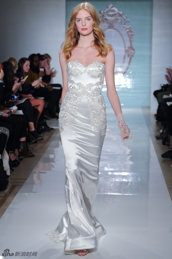 Nuevos diseños de vestidos de novia de Reem Acra, una hermosura elgante y sensual1