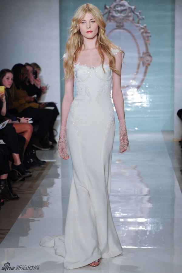 Nuevos diseños de vestidos de novia de Reem Acra, una hermosura elgante y sensual2