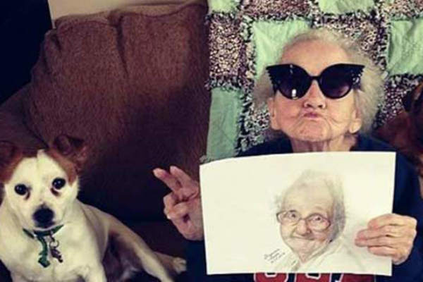 Betty Simpson, la abuelita más cool de Instagram