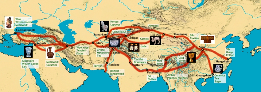 Enciclopedia de la cultura china: el Camino de la Seda 丝绸之路1