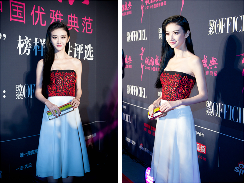 El estilo de moda de la preciosa china Jing Tian5