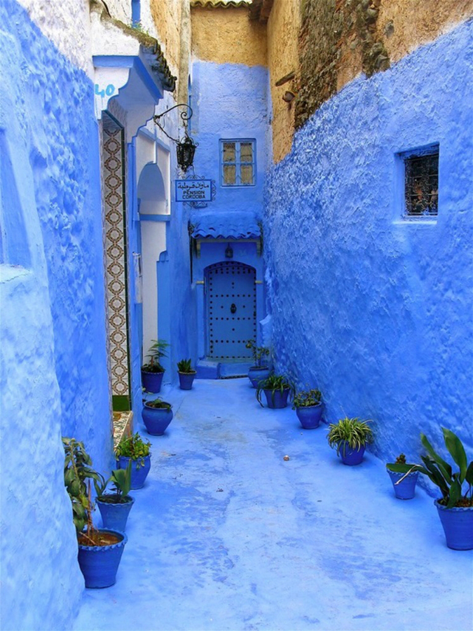 Conoce la paz de un pueblo azul de Marruecos, turismo