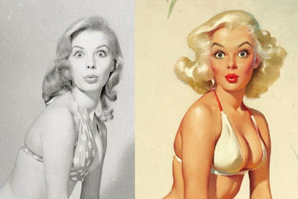 Las mujeres reales detrás las Pin-up de los 50