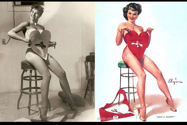 Las mujeres reales detrás las Pin-up de los 50