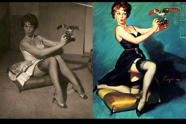 Las mujeres reales detrás las Pin-up de los 50