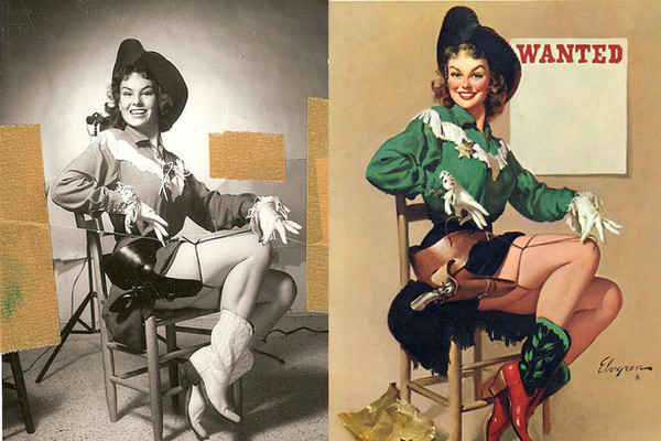 Las mujeres reales detrás las Pin-up de los 50