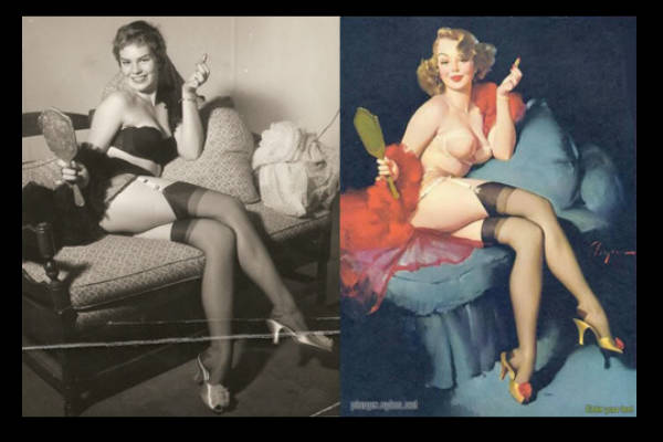 Las mujeres reales detrás las Pin-up de los 50
