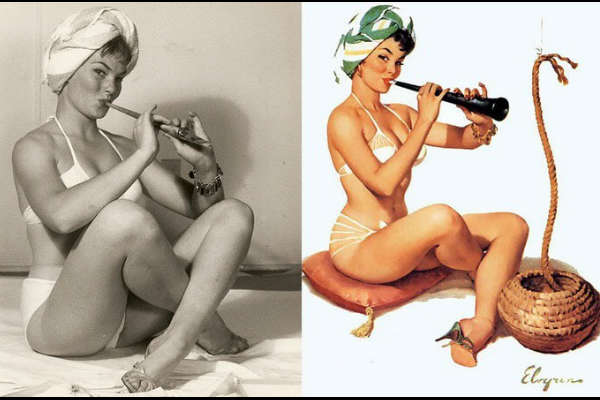 Las mujeres reales detrás las Pin-up de los 50