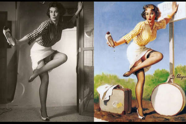 Las mujeres reales detrás las Pin-up de los 50