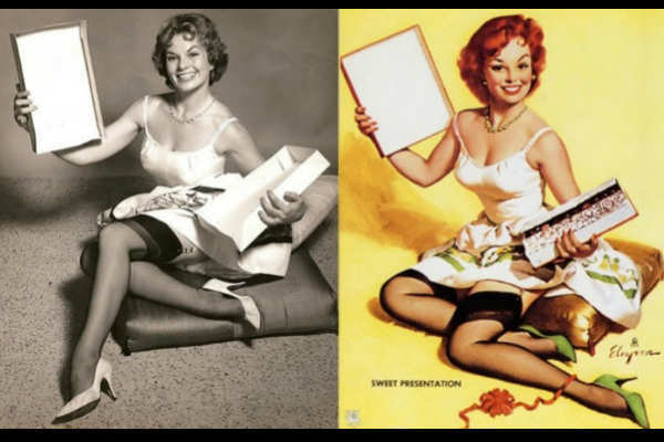Las mujeres reales detrás las Pin-up de los 50