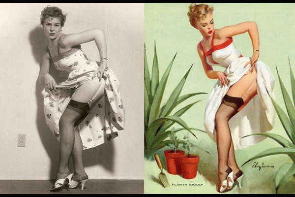 Las mujeres reales detrás las Pin-up de los 50