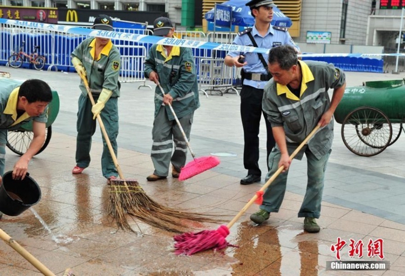 Seis heridos por ataque con cuchillos en estación de trenes de China